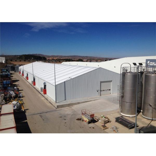 25m X 40m PVC Wall Covering Warehouse Tents With Auto Roller Up Door