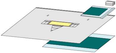 Vertical Isolation Pack Disposable Surgical Packs With Transparent Polyethylene Drape