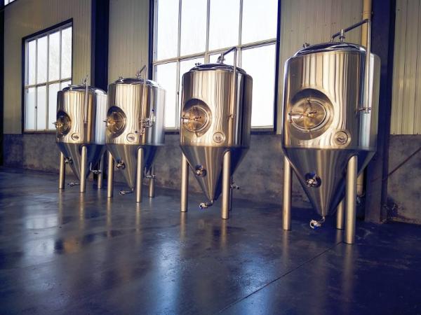 Beer Plant All Stainless Steel Beer Fermenter , 3000l Brewery Fermentation Tanks