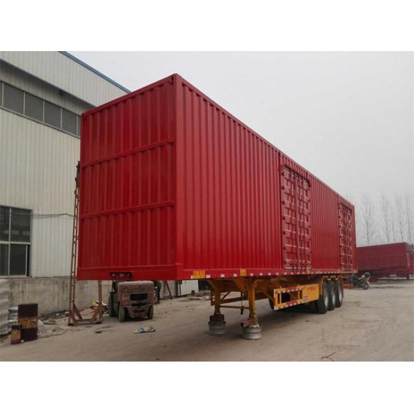 Nuevo tipo de furgoneta de 3 ejes de servicio utilitario de carga pesada remolques de carga de larga distancia remolque de transporte logístico