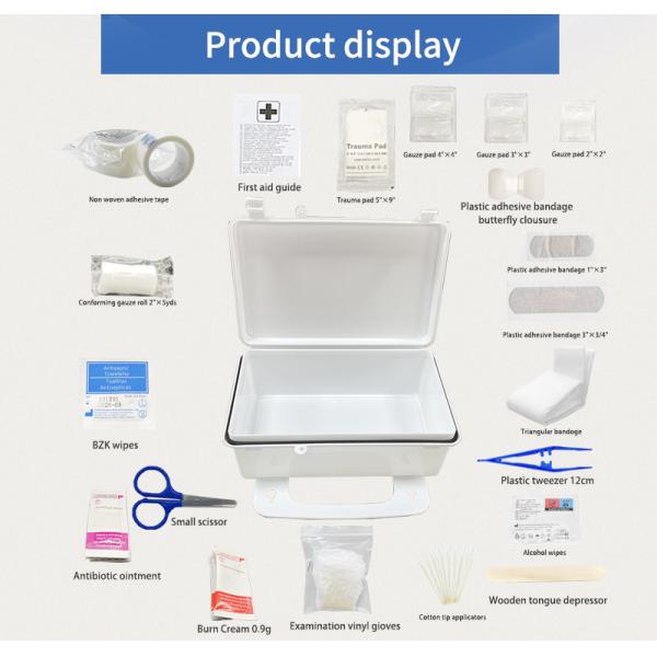 Customized 10-Person First Aid Kit for Camping and Outdoor Emergency Medical Supplies & Training Kit