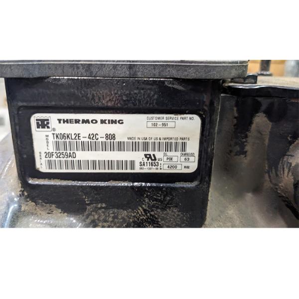 1020951 Compressor Scroll 6hp With Temp Sensor Ut800/Ut1200 Thermo King Parts For Truck Refrigerator