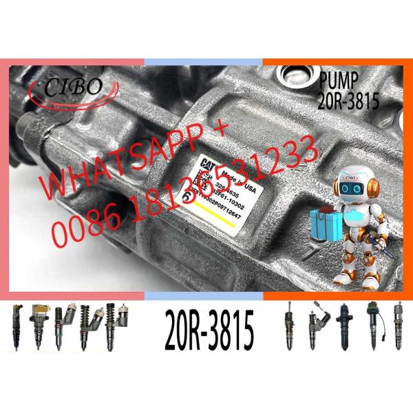 High Quality Excavator Part Excavator Fuel Pump 20R-3815 C6.6 C6.4 Engine Fuel injection Pump 20R3815 for 320D 938H