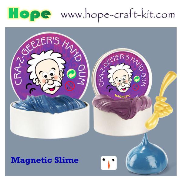 Magnetic Hand Gum Putty Slime Eco-friendly Non-toxic Playdough Plasticine Clay Kids Children DIY Toys
