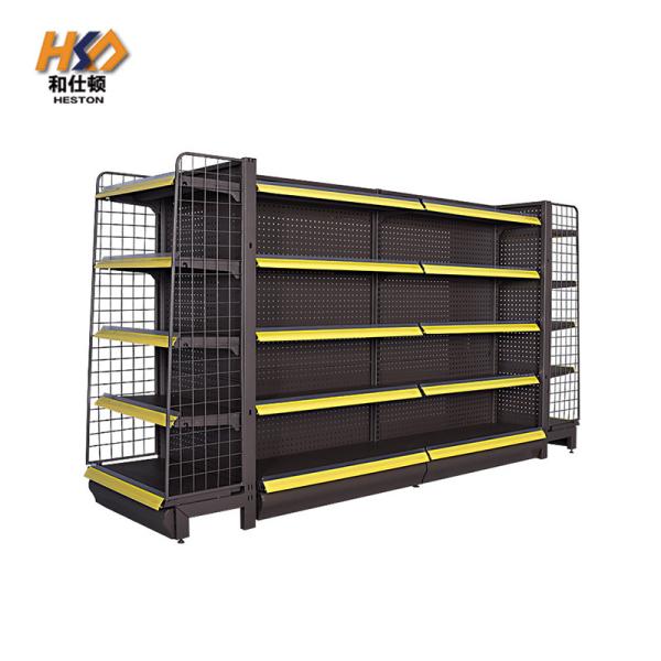 1000mm 100KG 2.4m Heavy Duty Supermarket Rack Store Shelf Double Sided Gondola For Shop