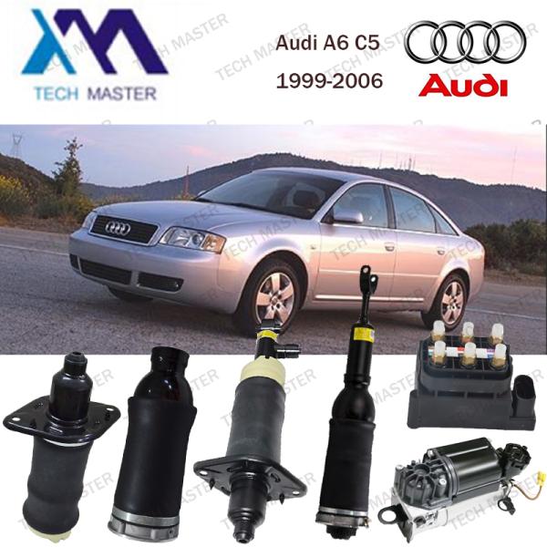 Audi A6 C5 4B Allroad Quattro Wagon Suspensión de aire llena de gas Código de producción 4Z7413031A 4Z7616051B 4Z7616051D