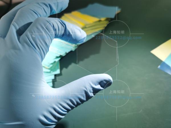 Épaisseur de Sapphire Glass Wafers 0.1mm d'hexagone de polygone