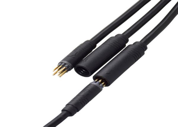 Black PVC IP67 9 Core 6mm Waterproof Cable Wire