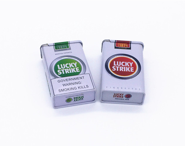 Small Rectangle Chrsitmas Mailing Gift Tin Box With Customized Logo Print