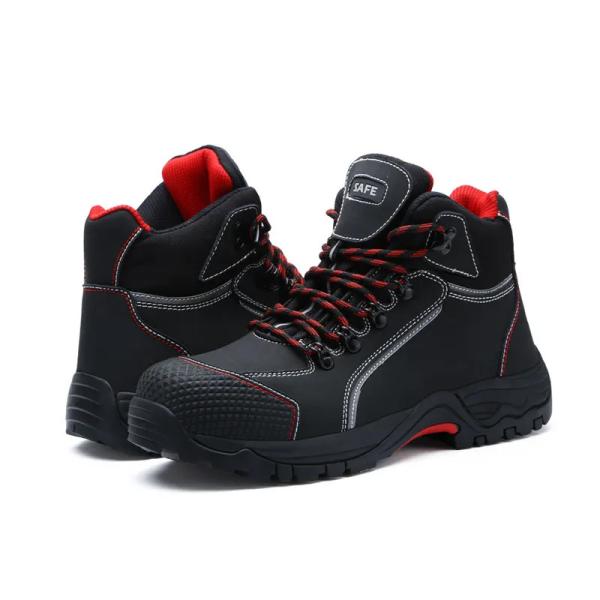 Nubuck Leather Hiking Working Boots Mens Waterproof Walking Boots