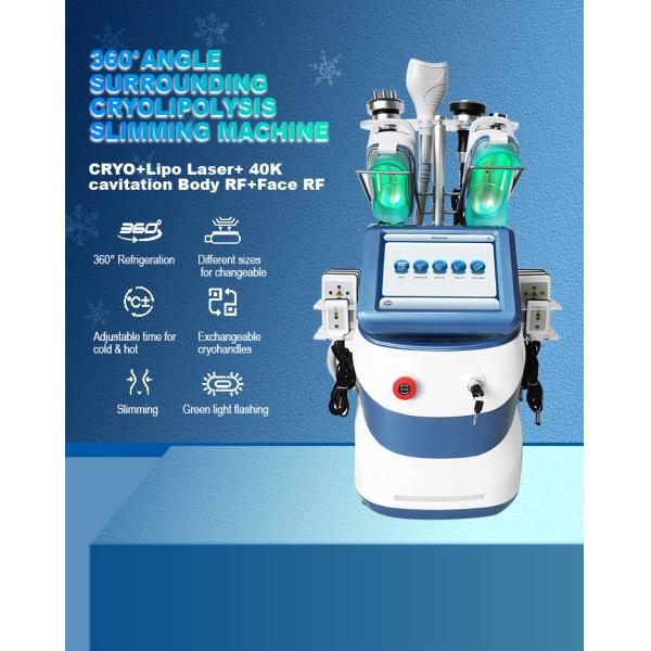 2025 New Portable 7 In 1 Cryolipolysis Ultrasonic Liposuction Cavitation Rf Slimming Machine Lipo Laser fat melting