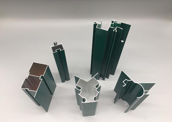 Industrial Powder Coated Aluminium Frame , Mill finished Extruded Aluminum Shapes