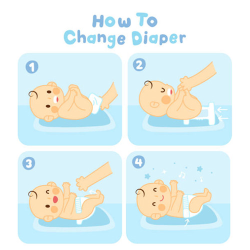 3s Super Dry New Baby Diapers USA Fluff Pulp Cotton Nappies For Newborns