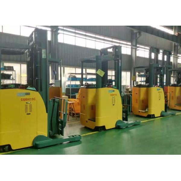 carretilla elevadora del pasillo del estrecho 24V, camión de elevación estrecho del pasillo con la dirección hidráulica