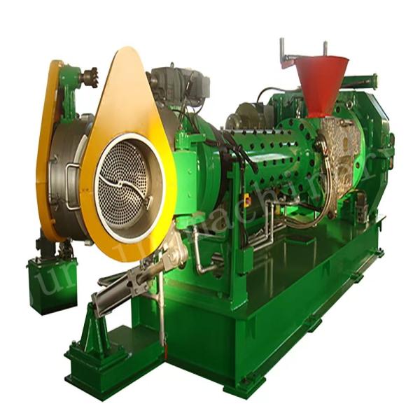 Machine d'extrusion de caoutchouc à alimentation froide, extrudeuse de tamisage de caoutchouc pour bande de roulement de pneu