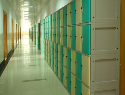 Anti Corrosion Plastic School Lockers 4 Comparts 1 Column For Water Baths