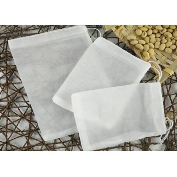 Nylon Mesh Liquid Filter Bag High Elongation For Coffee Tea Nut Milk Filtering
