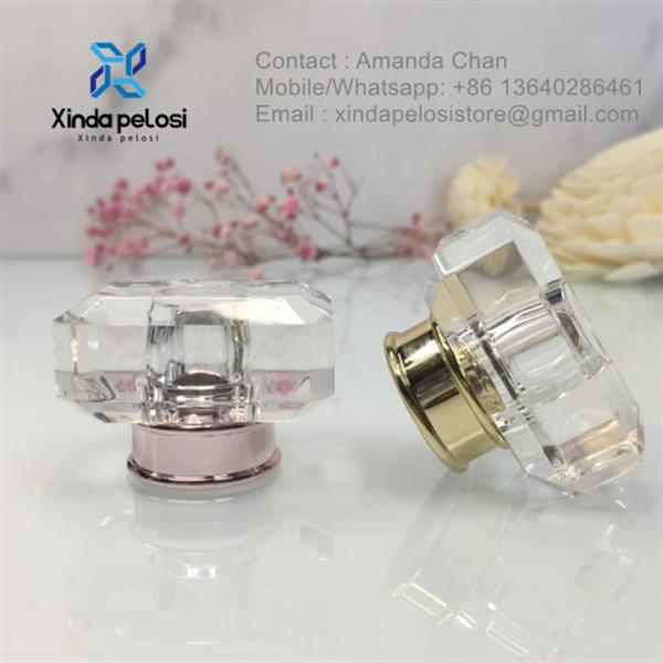 Fábrica por atacado Custom Eco Friendly Transparente Acrílico Cap Magnético Perfumado Para Venda