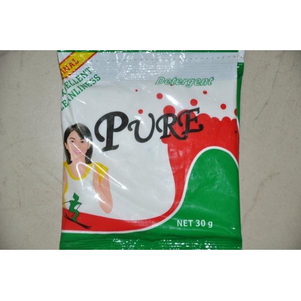 PURE hand washing powder laundry detergents brands 30g for sensitive skin