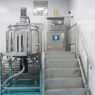 Stainless Steel Industrial Electric Heating Liquid Soap Mixing Equipment Cosmetic Creams Mixing Tank Liquid Soap Making Machine
