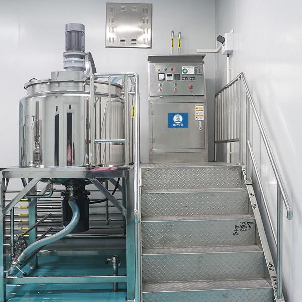 Stainless Steel Industrial Electric Heating Liquid Soap Mixing Equipment Cosmetic Creams Mixing Tank Liquid Soap Making Machine