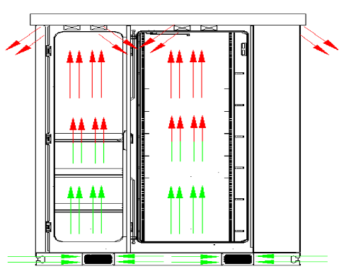 Двойные алюминиевые интегрированные на открытом воздухе датчики сигнала тревоги шкафа оборудования DDTE045-AL