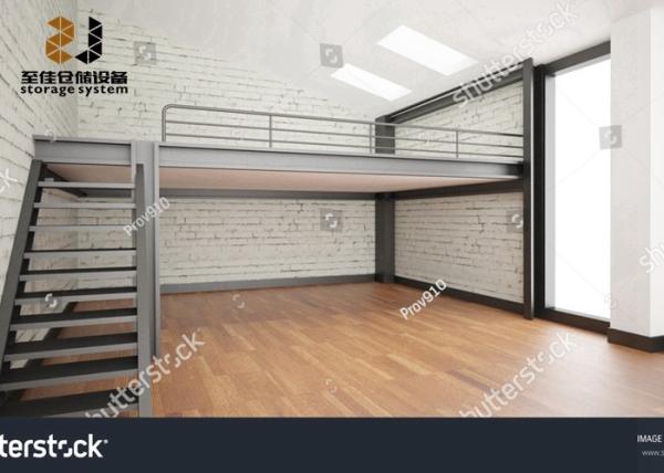 500kg-1500kg/sqm Metal Mezzanine Flooring Systems Epoxy Powder Coated Finish