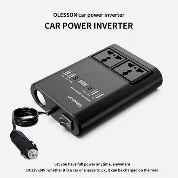 Car 12V 24V To 220V Power Inverter Car Accessories 2023 Latest Accessories Power Car Inverter Solar Tracking Kit