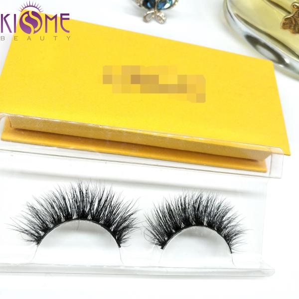 Commercial Densed Natural Mink Eyelashes Long Thin 100 Real Mink Lashes D013
