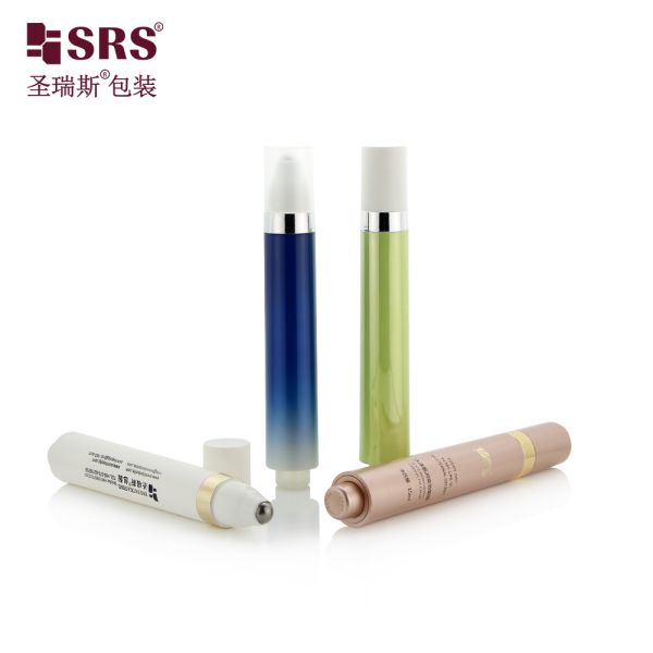 AY 10ML 15ML Luxury Eye Gel Airless Roller Bottle Massage Applicator