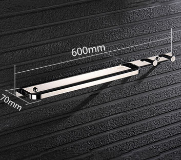 Mirror Polishing SUS304 Stainless Steel Towel Rack Holder 24 Inch For Kitchen Bathroom