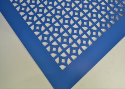 Hexagonal Perforated Aluminum Sheet , 1m 1.22m Width Perforated Aluminium Mesh