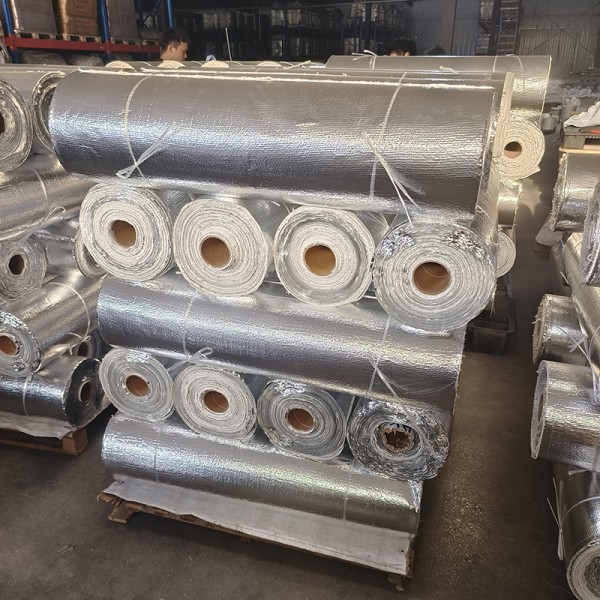 Aluminized Welding Blanket Aluminum Foil Fiber Glass Cloth Reflective Fiberglass Cloth