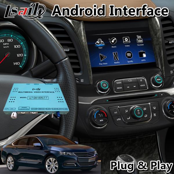 Interface de vídeo do carro Chevrolet, Android Multimedia Carplay para Impala/Suburban