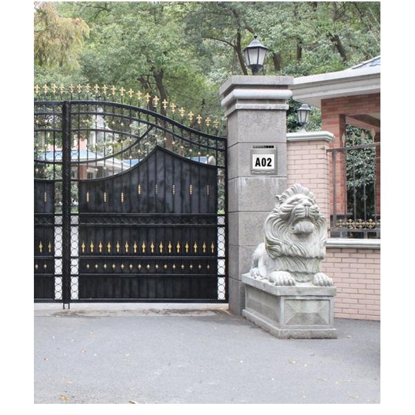 DC 4V Внешний солнечный дом Номер светодиодные двери петь стены из нержавеющей стали 500mAh