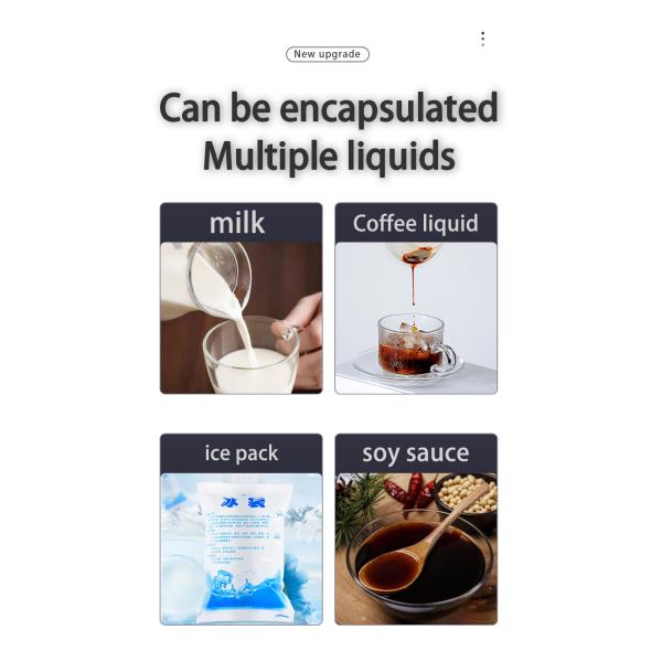 Small Automatic Juice Soft Drink Juicy Pouch Packing Machine Stick Liquid Oil Ice Pack Machine