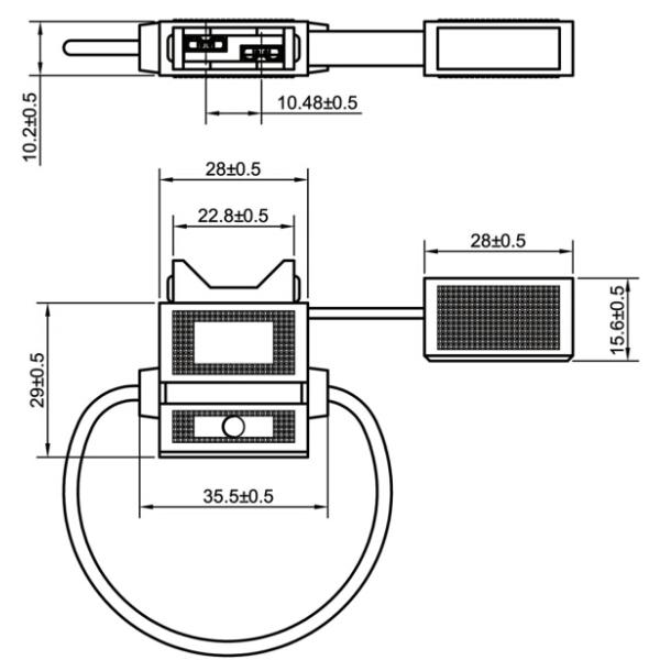 Leaf Type Medium ATO Fuse Holder With Cable