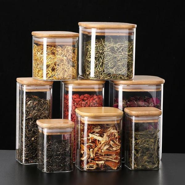 Bamboo Wooden Lid for Airtight Glass Jars Customizable