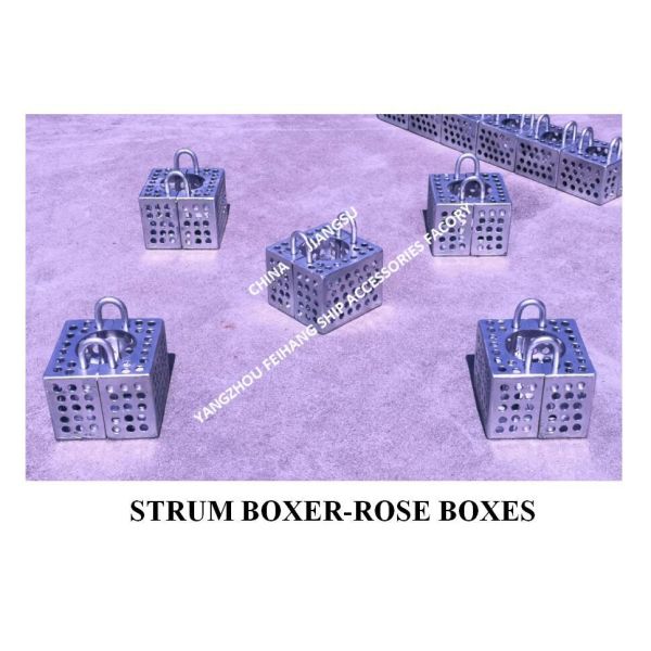 MARINE SUCTION ROSEBOX STRAINER GALVANIZED STEEL PLATE 5K-100A JIS F7206