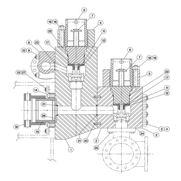 Mission L 7500psi Moudle for Drillmec 12T1600 Mud Pump