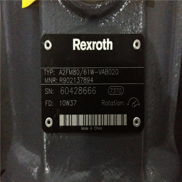 Rexroth Hydraulic Motor A2FM80/61W-VAB020 Compact Design Cast Iron Long Service Life Low Noise And Vibration
