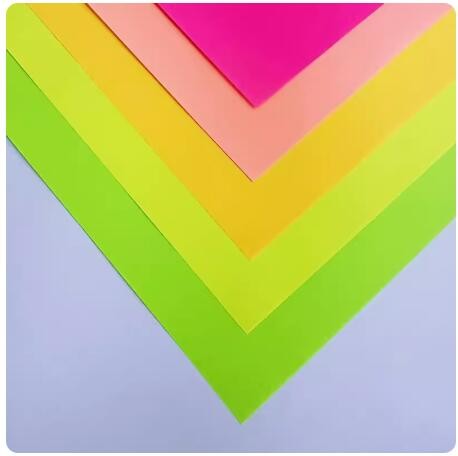 Papier rouge fluorescent Adhésif Papier rouge fluorescent WGA133 Impression à