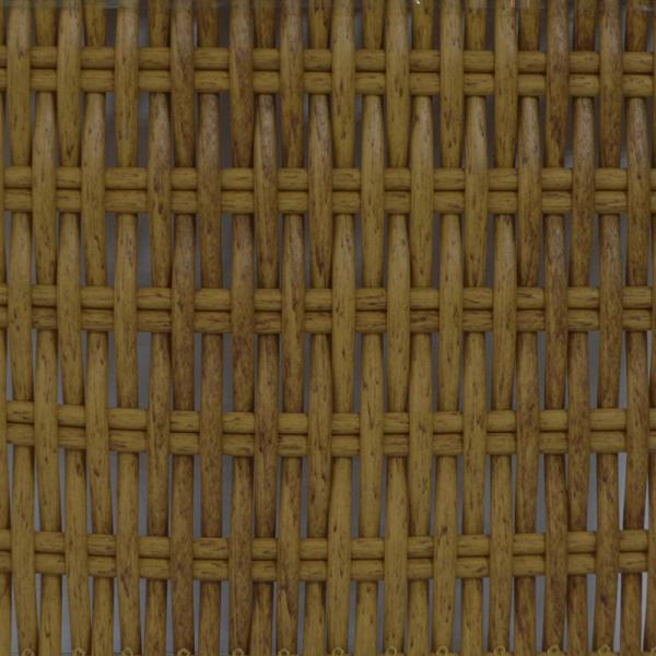 Weatherproof Outdoor HDPE Rattan Flat Shape UV Resistant Anti Bacterial
