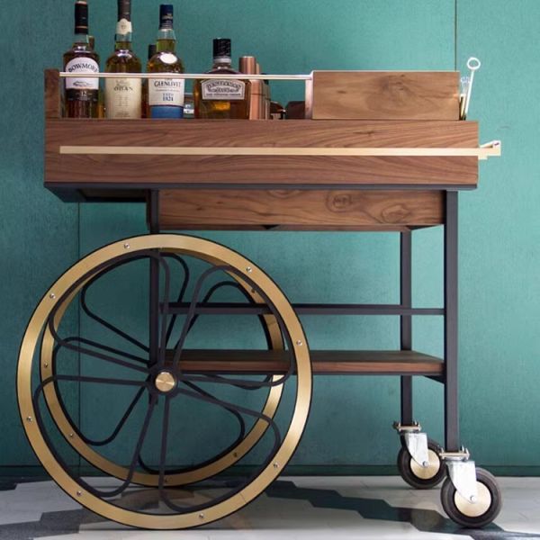 Solid wood dining car