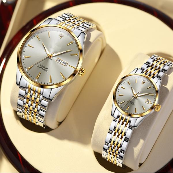 Mechanical Women'S Diamond Watch Interchangeable Strap Alloy Case