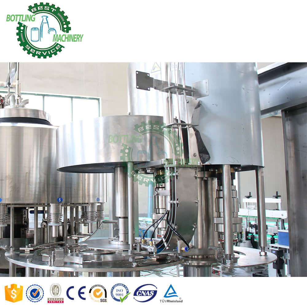 Automatic Rotary Type 3 in 1 3L 4L 5L PET Plastic Bottle Pure Drinking Mineral Spring Fresh Water Rinser Filler Capper Machine