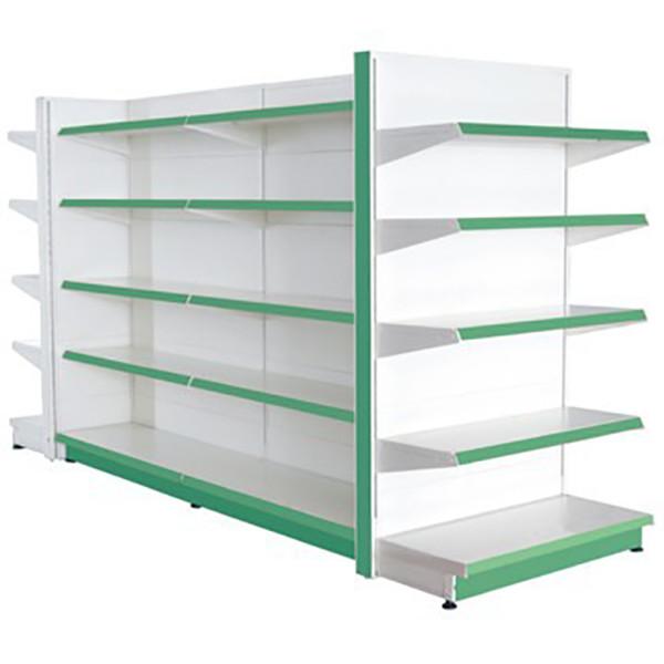 Safe Metal Supermarket Shelf Display Easy To Assemble And Dismantle