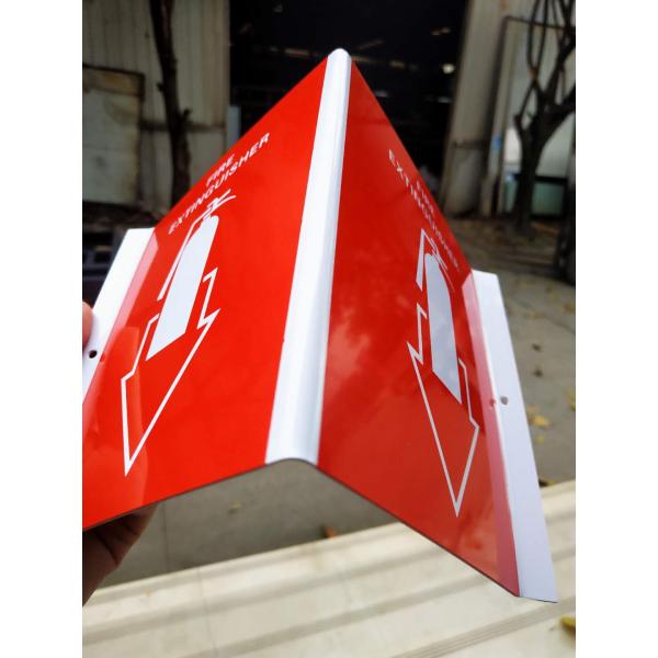 Пластмасса стали знака огнетушителя 3 путей/алюминиевых/бумажный тип доступный