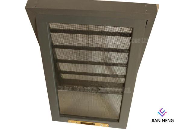 Anti Theft Awning Aluminium Windows And Doors With Stainless Steel Security Mesh Burglar Proof