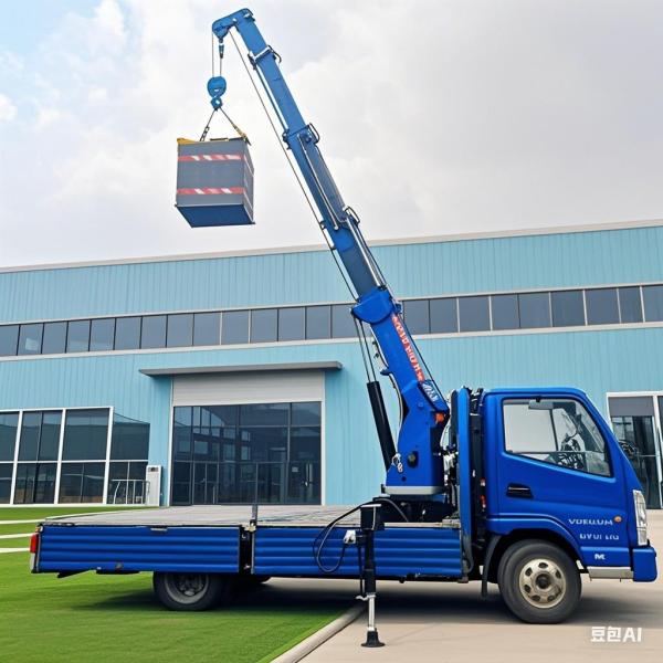 China Truck Crane Manufacturers Premium Truck Mounted Crane for Construction Pickup Truck Mounted Crane
